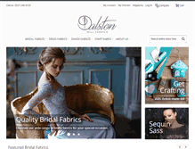 Tablet Screenshot of dalstonmillfabrics.co.uk